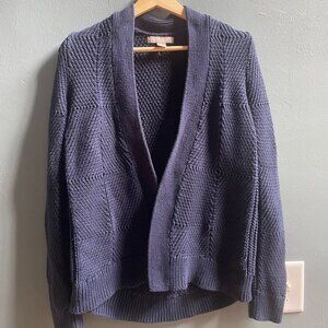 Banana Republic Navy Blue Knit Cardigan Women's Medium EUC